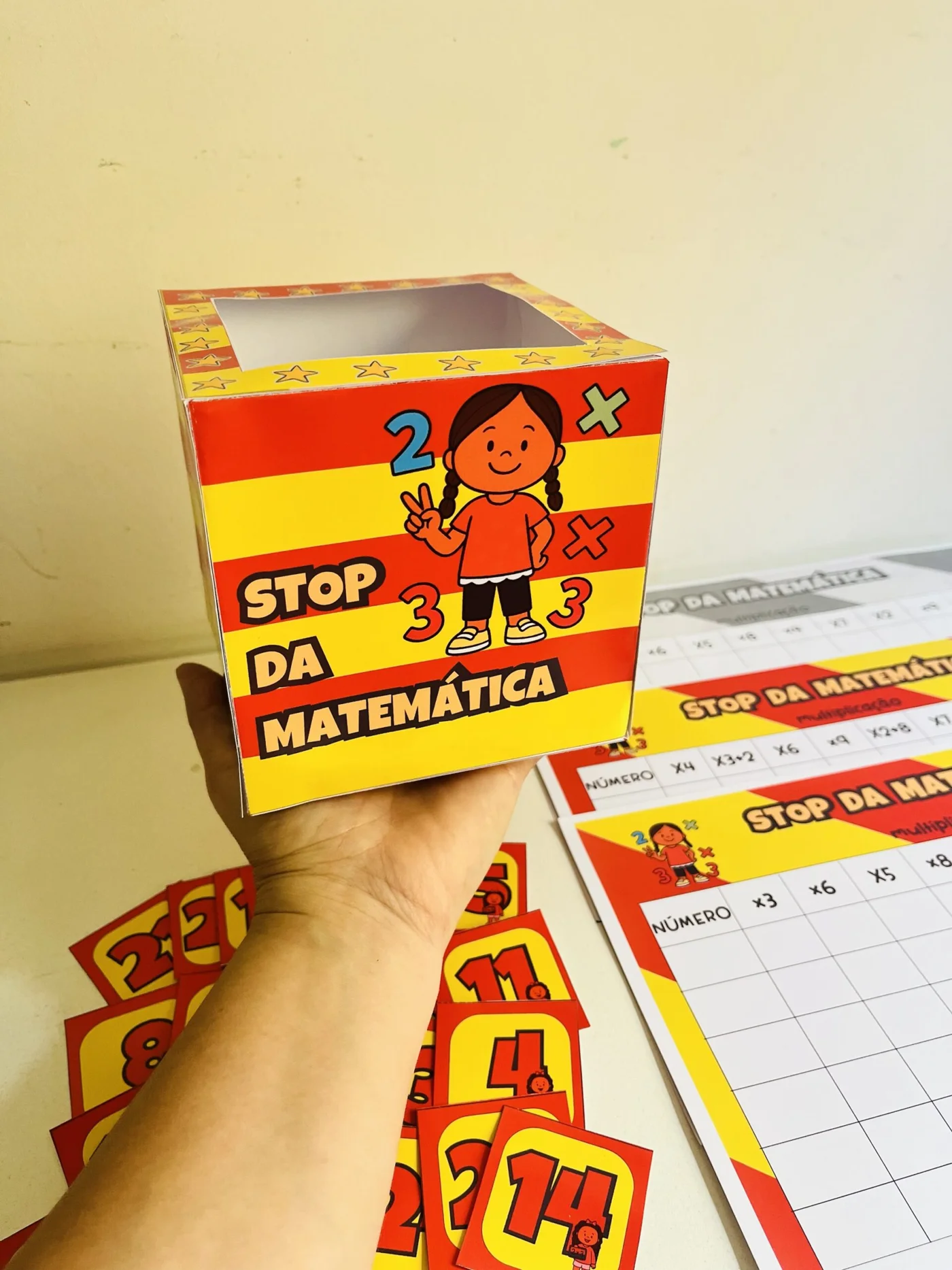 Stop da matemática multiplicação — amostra 2: *Stop da matemática multiplicação* Divirta-se aprendendo com o “Stop da…