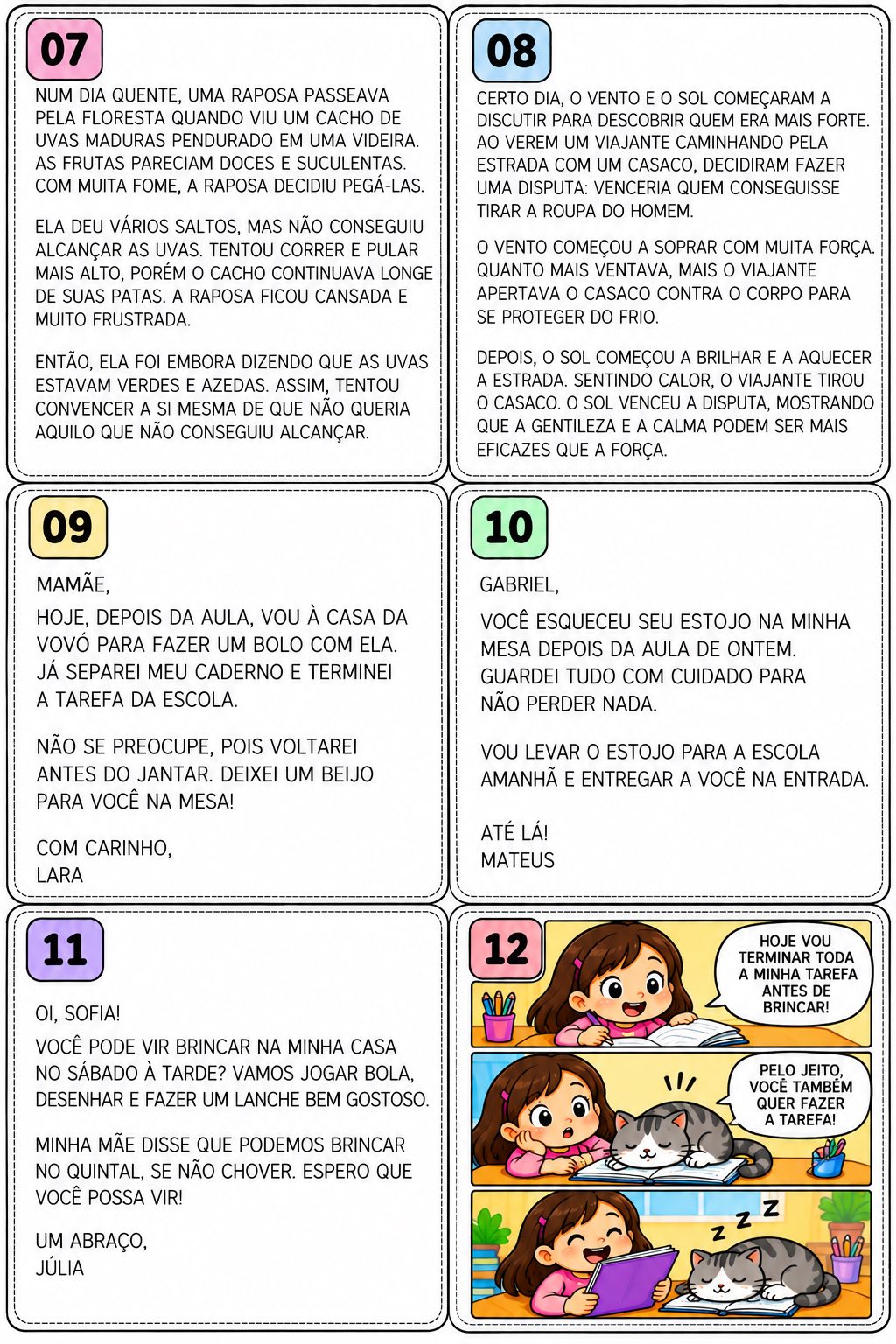 STOP DO GAF: Jogo de Gêneros Textuais - 1º e 2º Ano — amostra 5: Modo em pequenos grupos