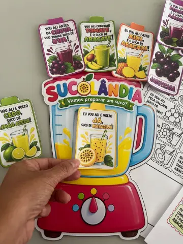 SUCOLÂNDIA — VAMOS PREPARAR UM SUCO? — capa do material