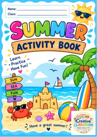 Summer Fun – Jogos e Atividades de Verão Inglês Pdf — amostra 1: 🌈 SUMMER FUN – Learn, Play & Have Fun!