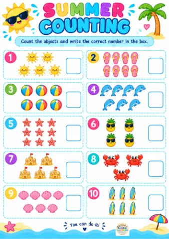 Summer Fun – Jogos e Atividades de Verão Inglês Pdf — amostra 4: Um kit de verão com bingo, memória, caça-palavras,…