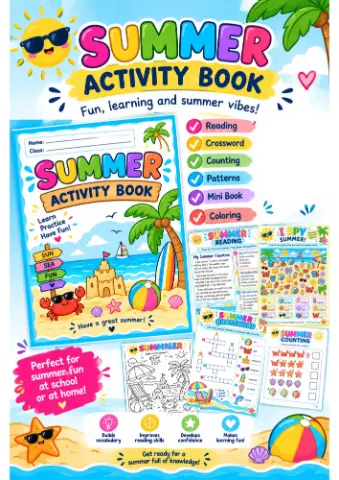 Summer Fun – Jogos e Atividades de Verão Inglês Pdf — capa do material