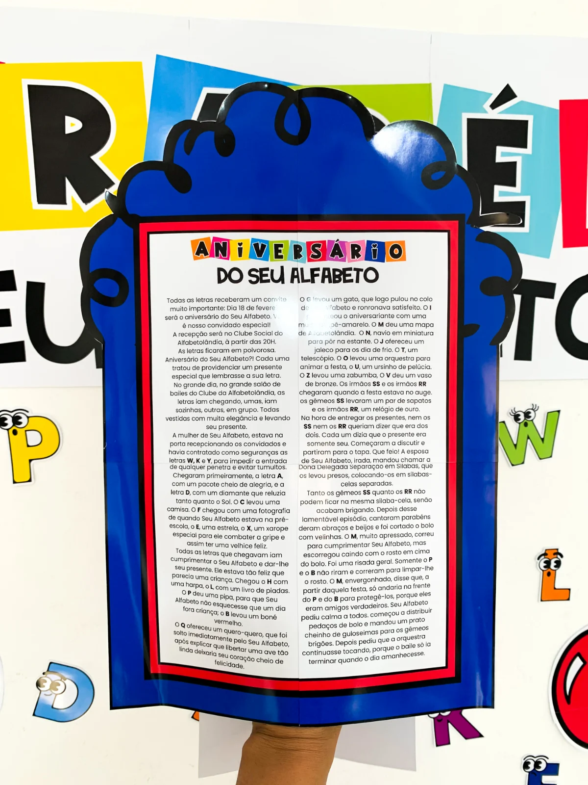 SUPER KIT ANIVERSÁRIO DO SEU ALFABETO – PDF para Imprimir — amostra 4: Um super kit para trabalhar o alfabeto de forma…