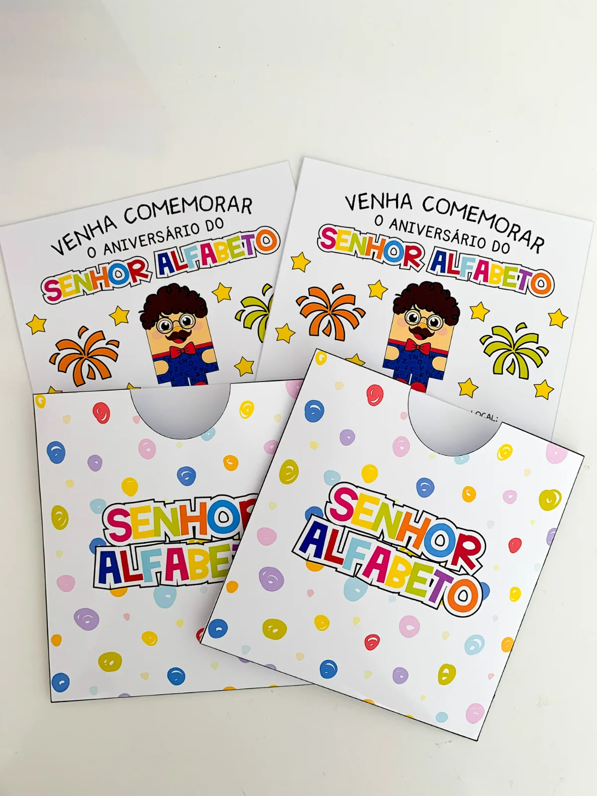 SUPER KIT ANIVERSÁRIO DO SEU ALFABETO – PDF para Imprimir — amostra 5: Um super kit para trabalhar o alfabeto de forma…