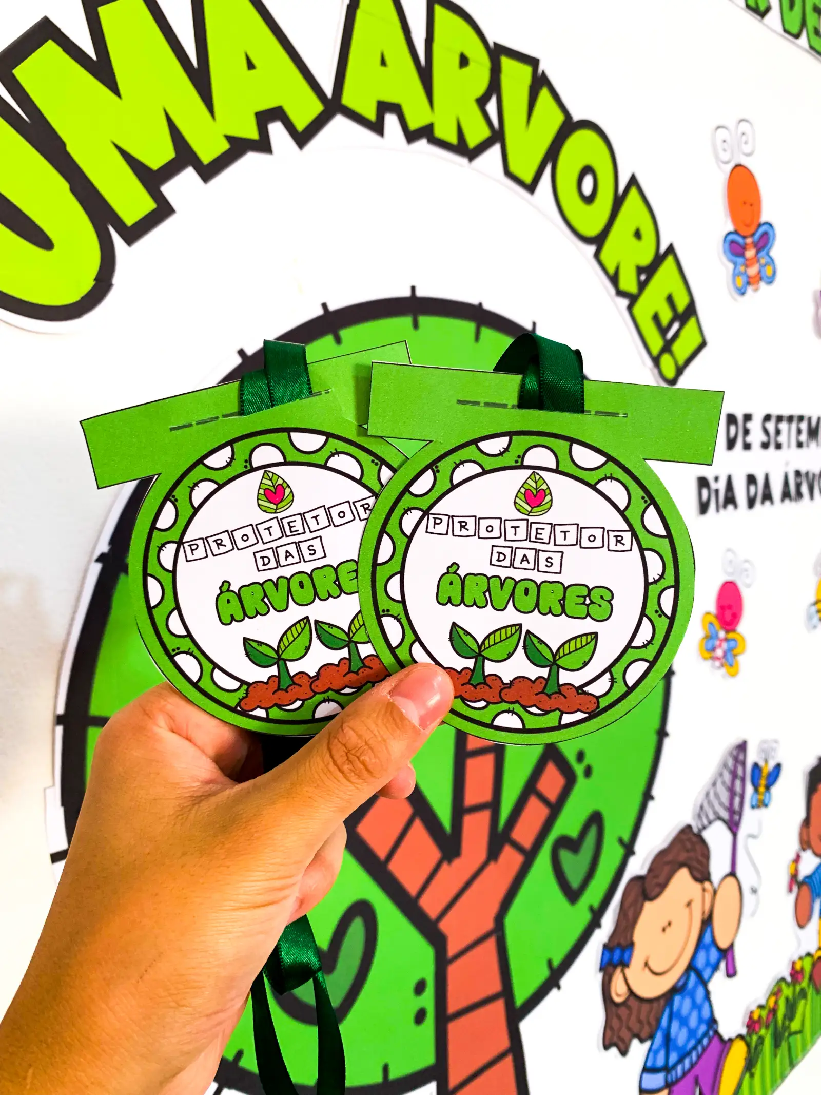 Super Kit Dia da Árvore - Paninel e Materiais Pedagógicos! — amostra 4: Super Kit Dia da Árvore com 60 páginas e diversas…