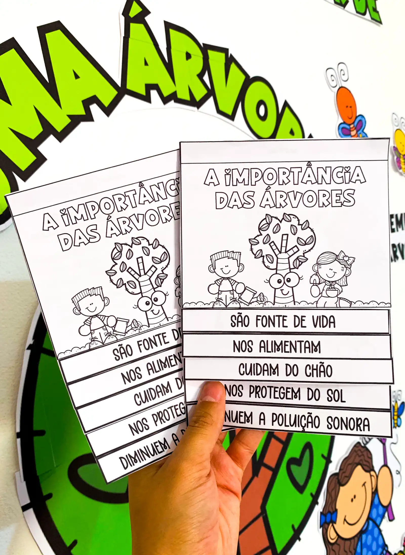 Super Kit Dia da Árvore - Paninel e Materiais Pedagógicos! — amostra 6: Super Kit Dia da Árvore com 60 páginas e diversas…