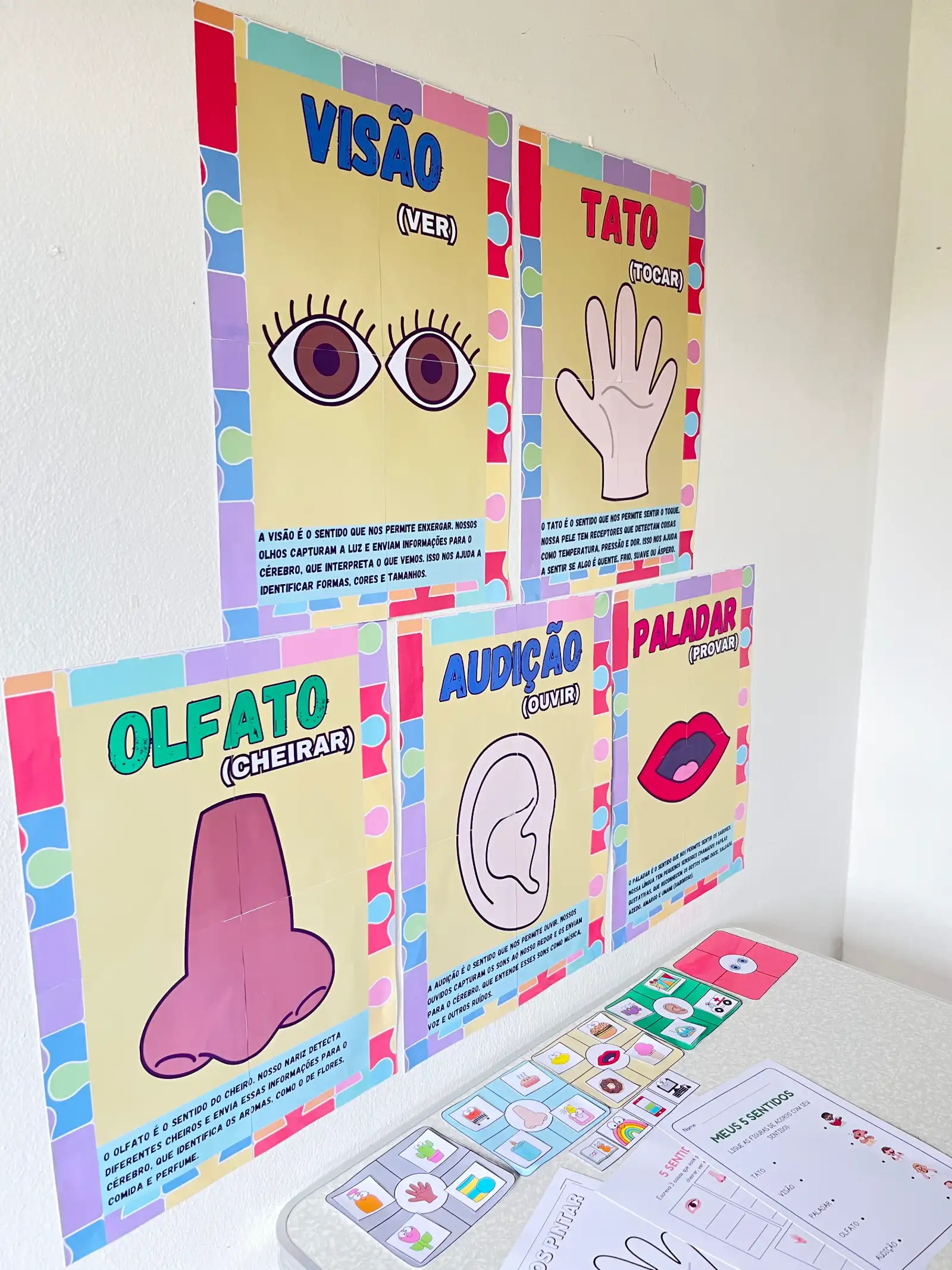 SUPER KIT EDUCACIONAL – OS 5 SENTIDOS — amostra 2: Transforme o aprendizado sobre os 5 sentidos em uma experiência…