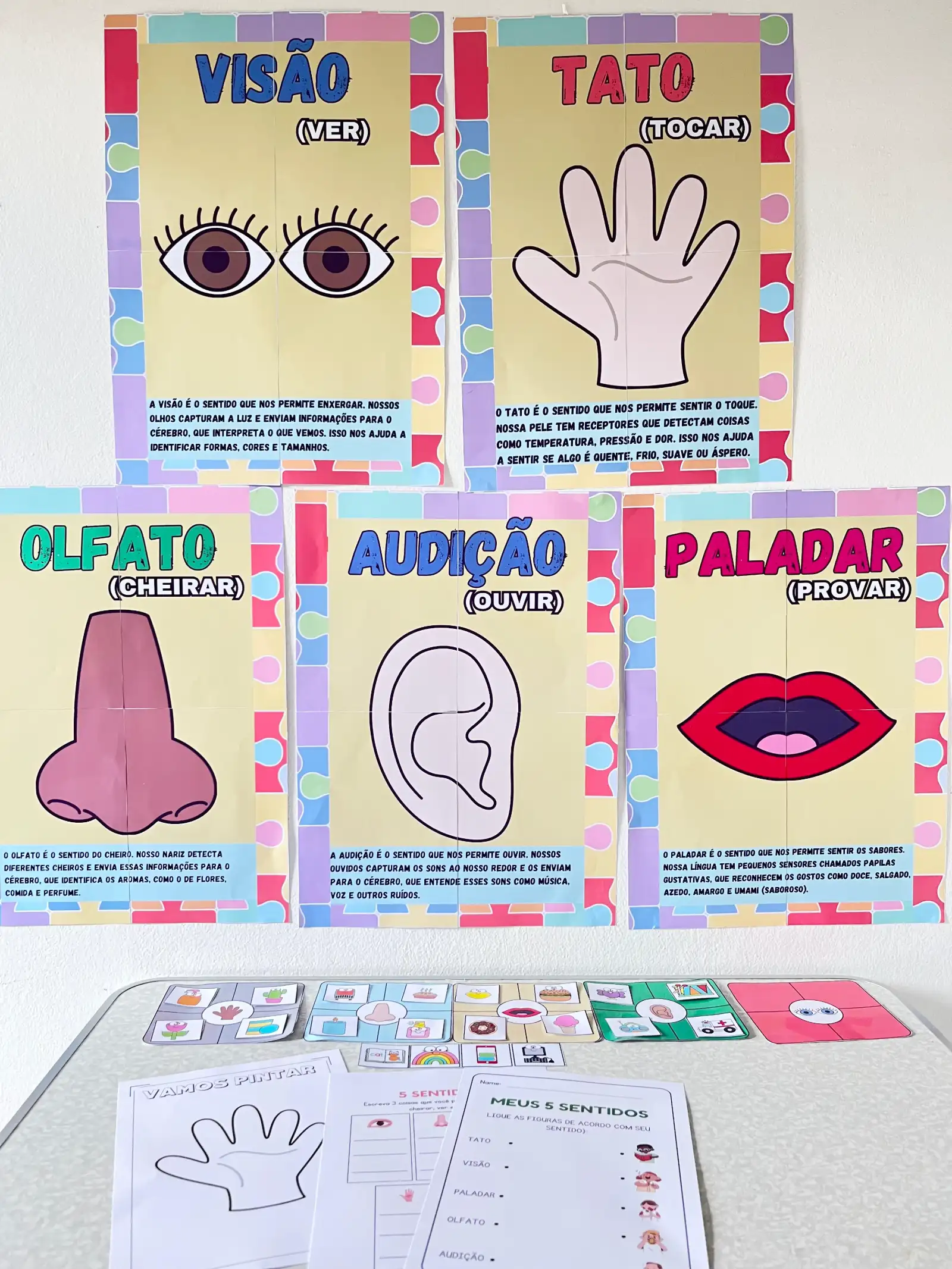 SUPER KIT EDUCACIONAL – OS 5 SENTIDOS — amostra 3: Transforme o aprendizado sobre os 5 sentidos em uma experiência…