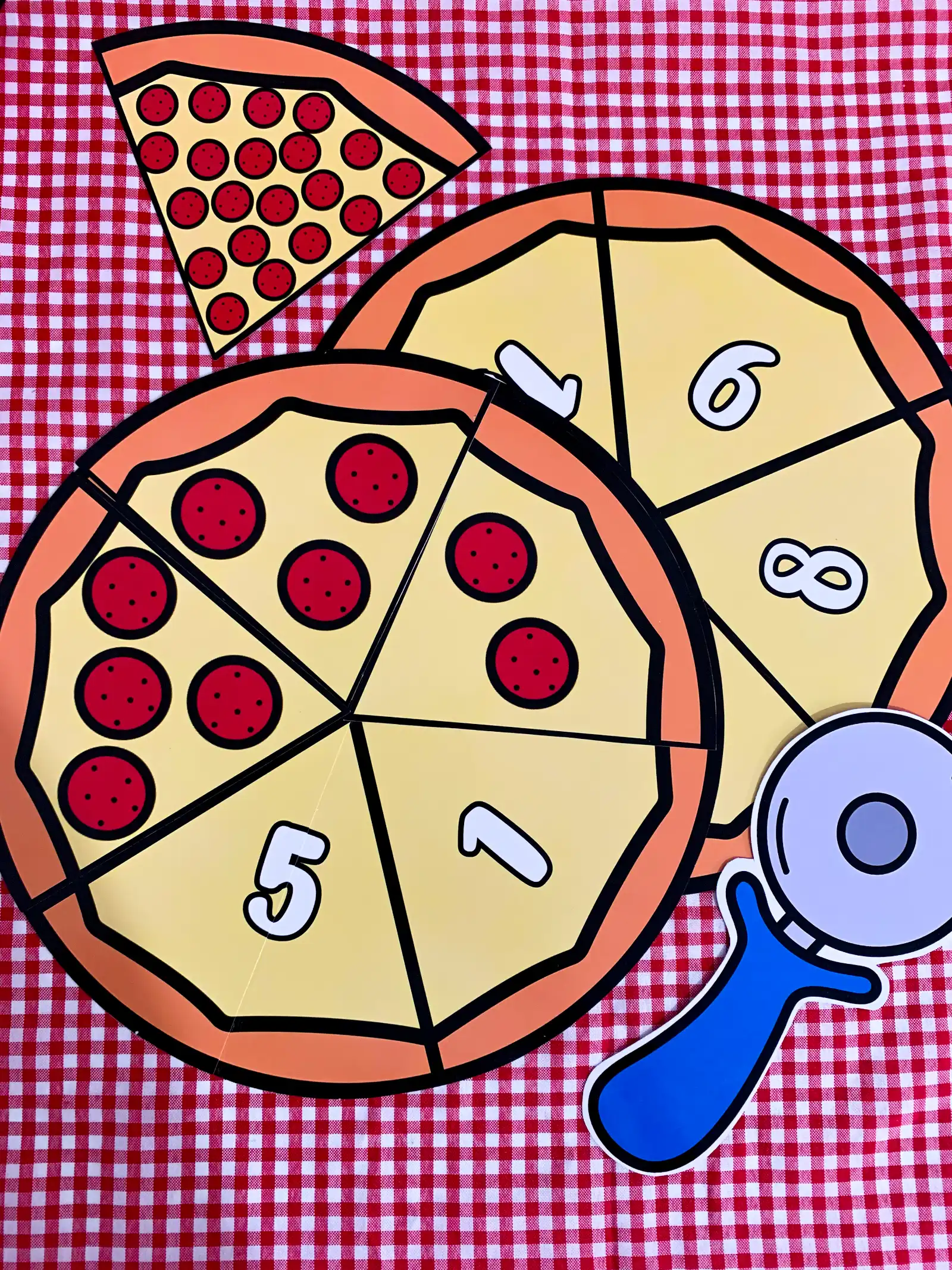 Super kit Pizzaria Numérica – PDF para Imprimir — amostra 4: Um material lúdico e educativo para trabalhar os numerais de 1…