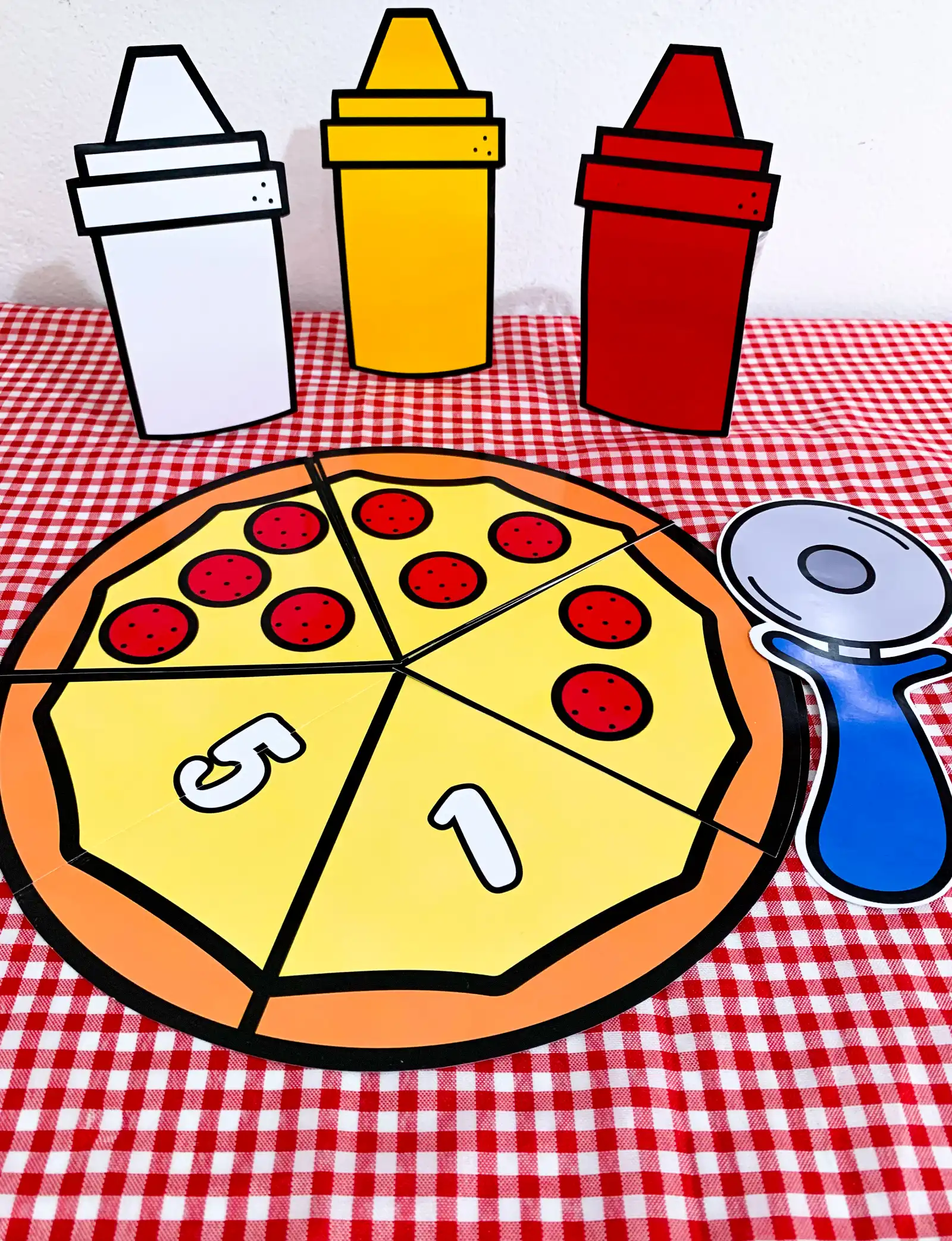 Super kit Pizzaria Numérica – PDF para Imprimir — amostra 5: Um material lúdico e educativo para trabalhar os numerais de 1…