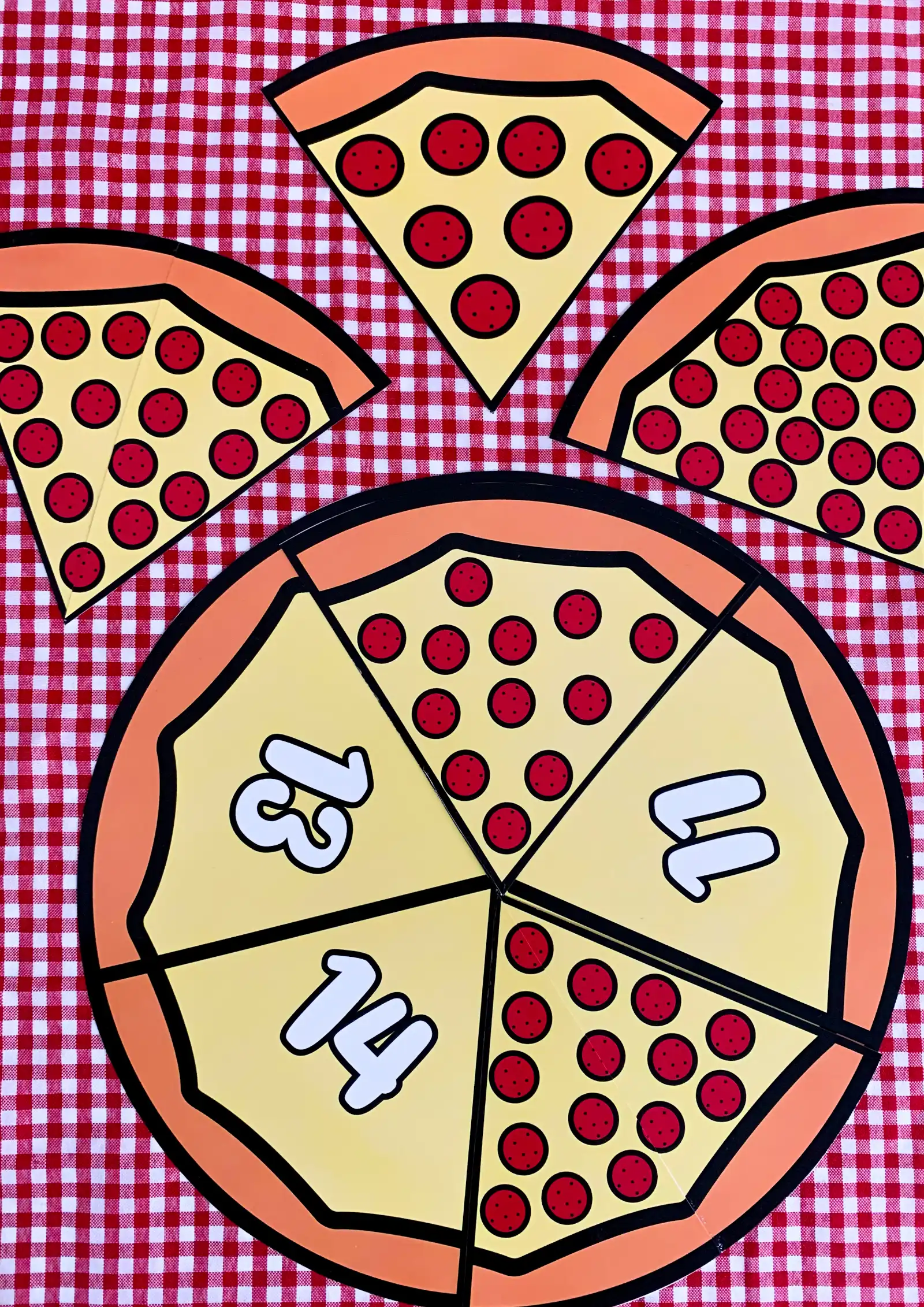Super kit Pizzaria Numérica – PDF para Imprimir — amostra 6: Um material lúdico e educativo para trabalhar os numerais de 1…