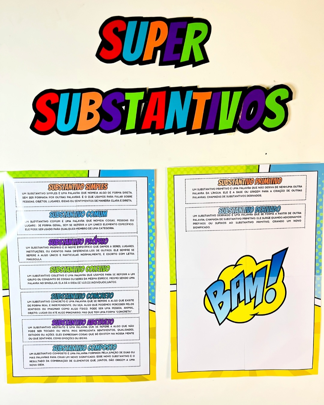 Super substantivos – PDF para Imprimir — capa do material