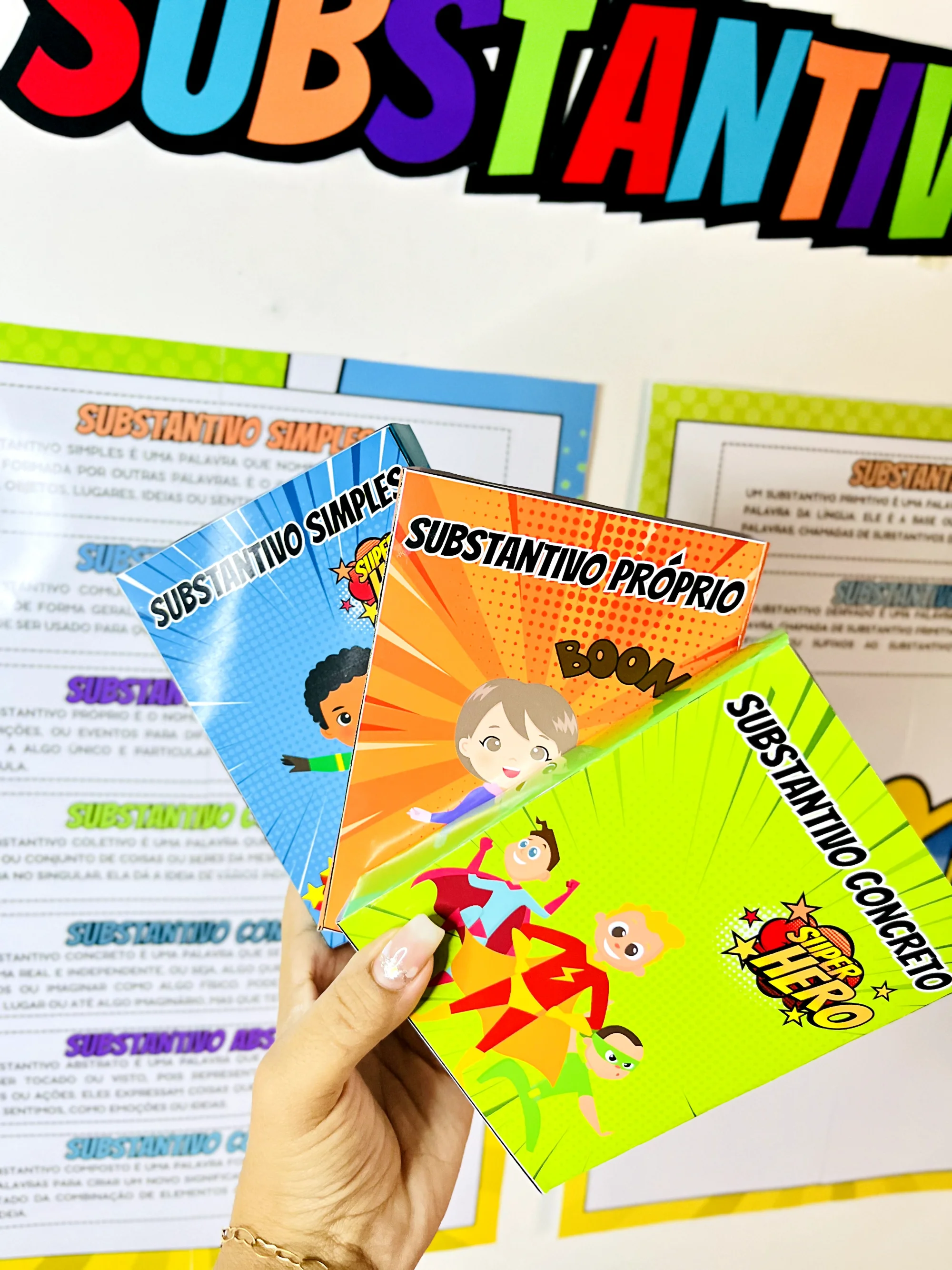 SUPER SUBSTANTIVOS – UMA AVENTURA GRAMATICAL - ANOS INICIAIS — amostra 4: Transforme suas aulas de Língua Portuguesa em uma… SUPER SUBSTANTIVOS – UMA AVENTURA GRAMATICAL - ANOS INICIAIS — amostra 4: Transforme suas aulas de Língua Portuguesa em uma…