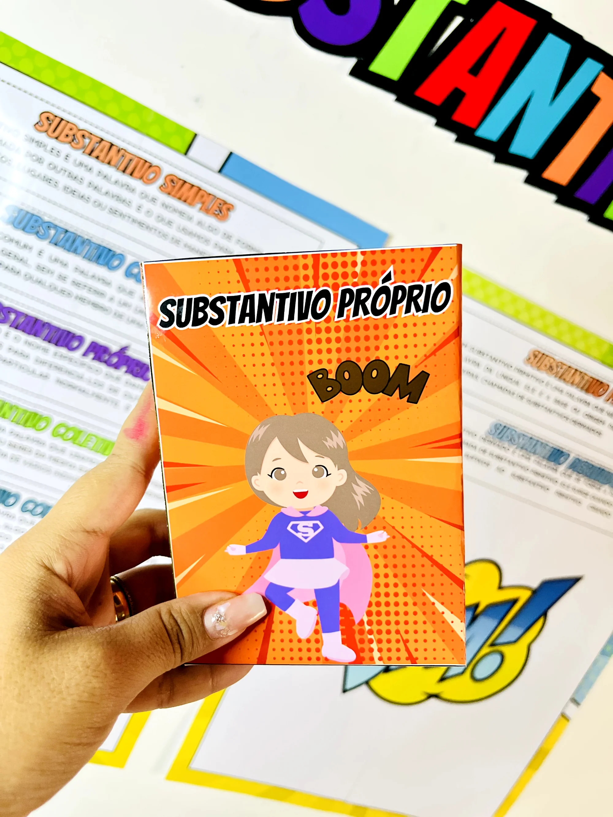 SUPER SUBSTANTIVOS – UMA AVENTURA GRAMATICAL - ANOS INICIAIS — amostra 5: Transforme suas aulas de Língua Portuguesa em uma… SUPER SUBSTANTIVOS – UMA AVENTURA GRAMATICAL - ANOS INICIAIS — amostra 5: Transforme suas aulas de Língua Portuguesa em uma…