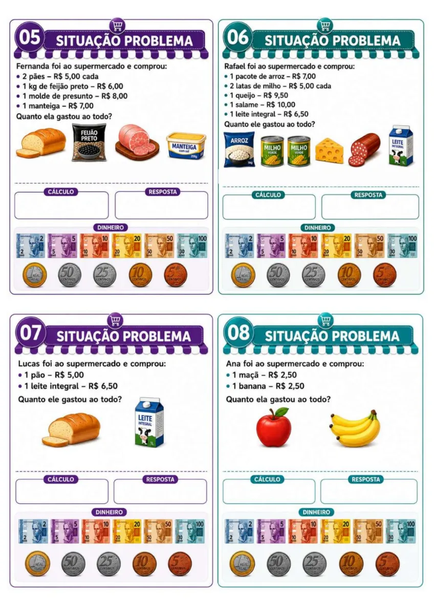 Supermercado da Matemática - 2° ao 4° ano do fundamental. — amostra 2: 📚 APRESENTAÇÃO