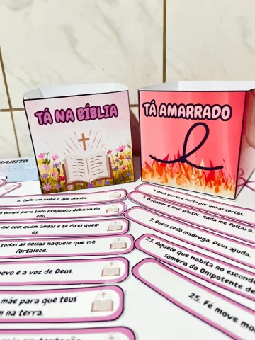 Tá na Bíblia ou Tá Amarrado? - Ensino Religioso — amostra 5: ✨ "Tá na Bíblia ou Tá Amarrado