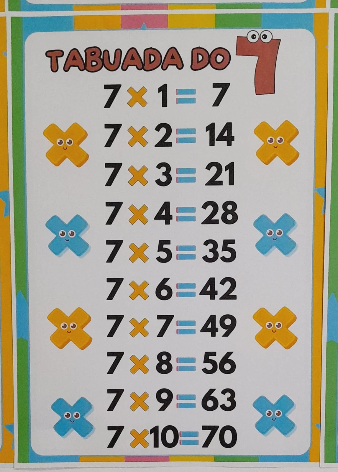 Tabuada da Multiplicação Divertida – Tabuada do 1 ao 10 | 12 Páginas — amostra 1: Recurso pedagógico divertido com a…