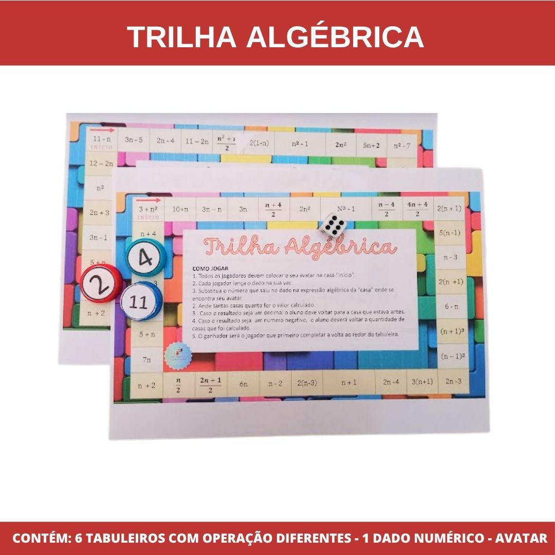 Tabuleiro algébrico | 7º ano — capa do material