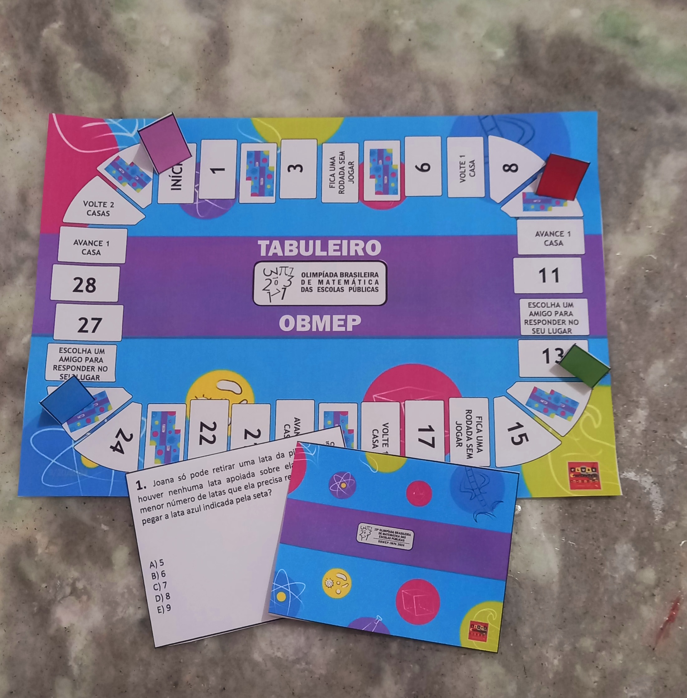 Tabuleiro obmep – PDF para Imprimir | 9º ano — capa do material