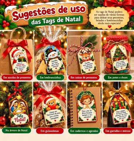 TAG DECORATIVO DE NATAL EM PDF PRONTO PARA IMPRESSÃO — amostra 1: O que é
