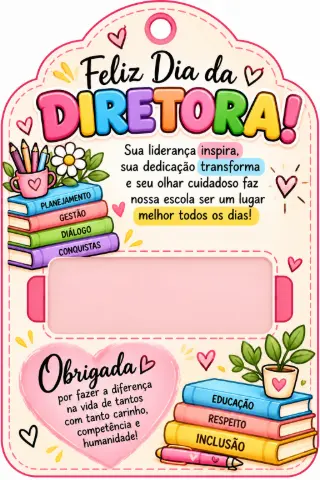 Tag para Dia do Diretora 4 tags na página — amostra 1: O que é