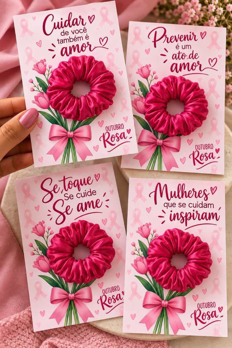 TAGS OUTUBRO ROSA Lembrancinhas Femininas para Professoras — amostra 2: Surpreenda com um mimo delicado e cheio de…