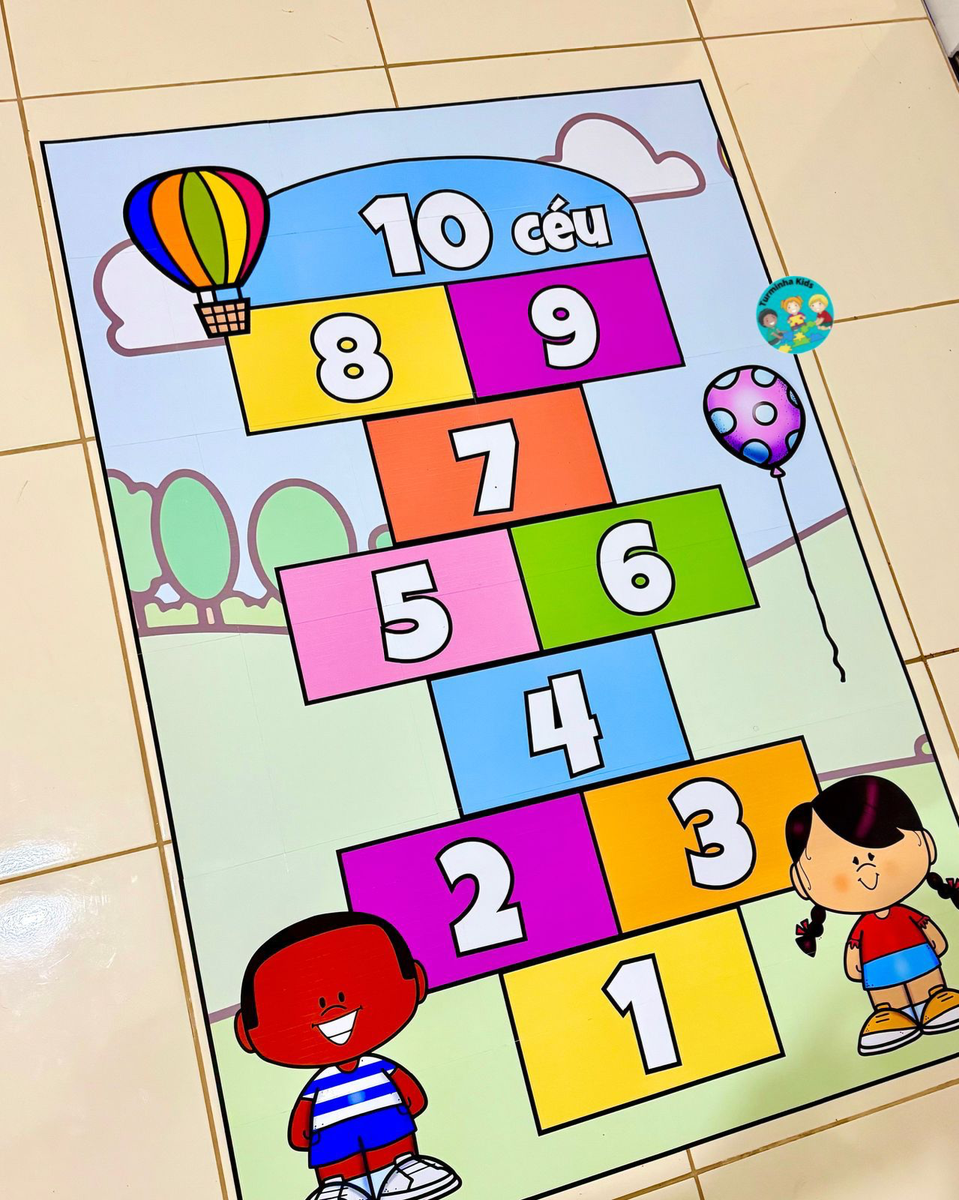 🌈*Tapete Amarelinha* *💰5,50* ➡️Pronto para impressão, ideal para turmas da Educação Infantil. 🔄O material montado fi —…