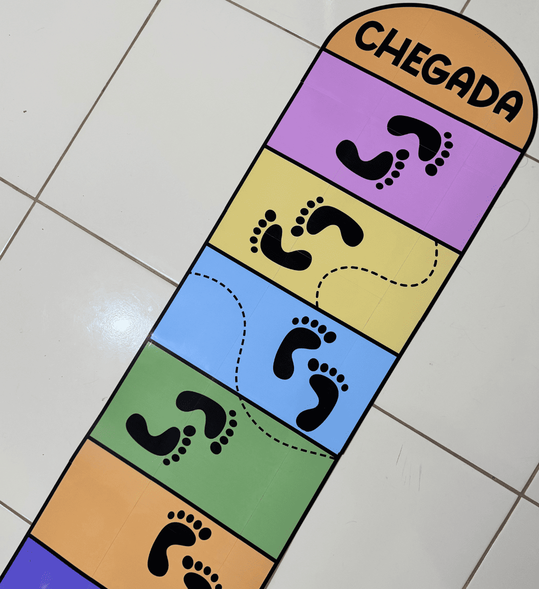 Tapete das Pegadas: Jogo em PDF para Educação Infantil — amostra 4: Para quem é indicado