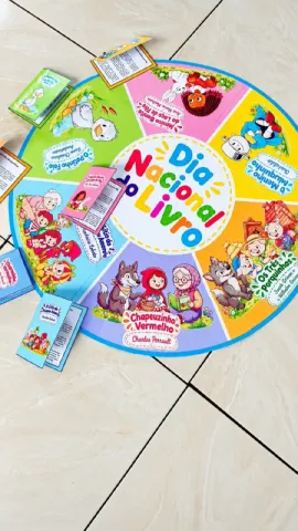 Tapete Dia Nacional da Leitura - Literatura Infantil — amostra 3: Um tapete literário ampliado e interativo, desenvolvido…