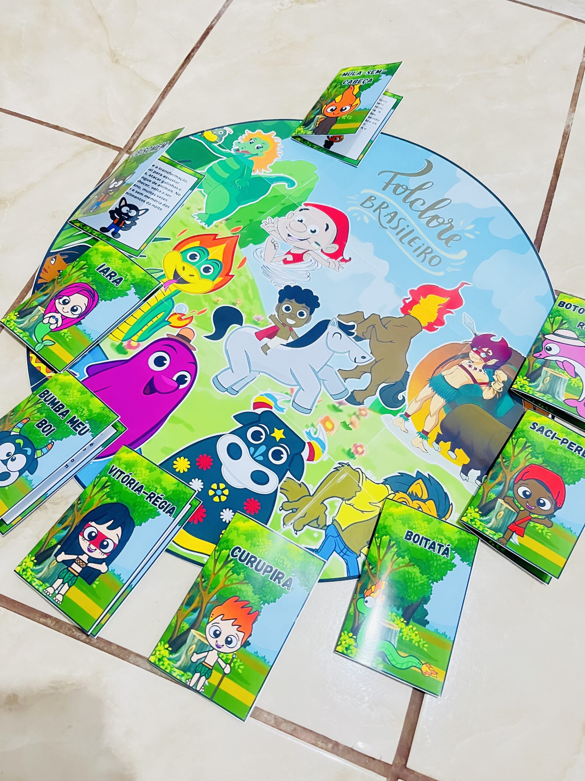 Tapete folclore+ livro de lendas – Material Pedagógico — amostra 1: Sobre o TAPETE FOLCLORE+ LIVRO DE LENDAS