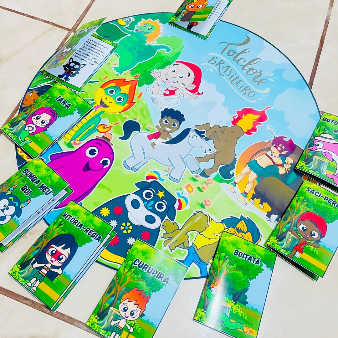 Tapete folclore+ livro de lendas – Material Pedagógico — Português para Todas as séries: Imagine suas crianças aprendendo e…