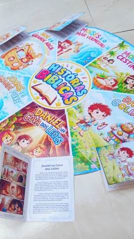 Tapete Histórias Bíblicas Infantil Histórias para ministério infantil — amostra 4: Um recurso pedagógico lúdico e visual…