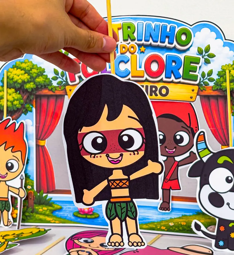 Teatrinho do Folclore em PDF para Educação Infantil — amostra 4: Para quem é indicado