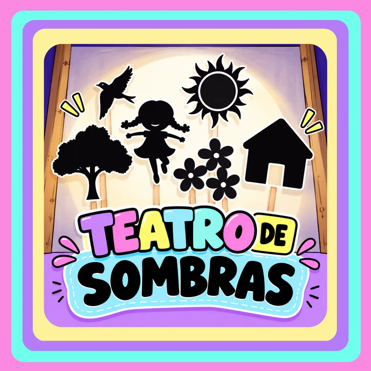 Teatro de Sombras: Narrativas para o Ensino Fundamental — capa do material