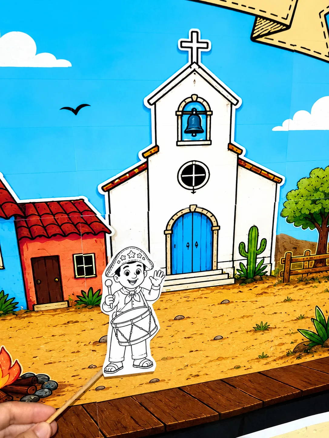 Teatro do Cordel Educação Infantil em PDF — amostra 3: Painel interativo para contação de histórias inspirado no cordel…