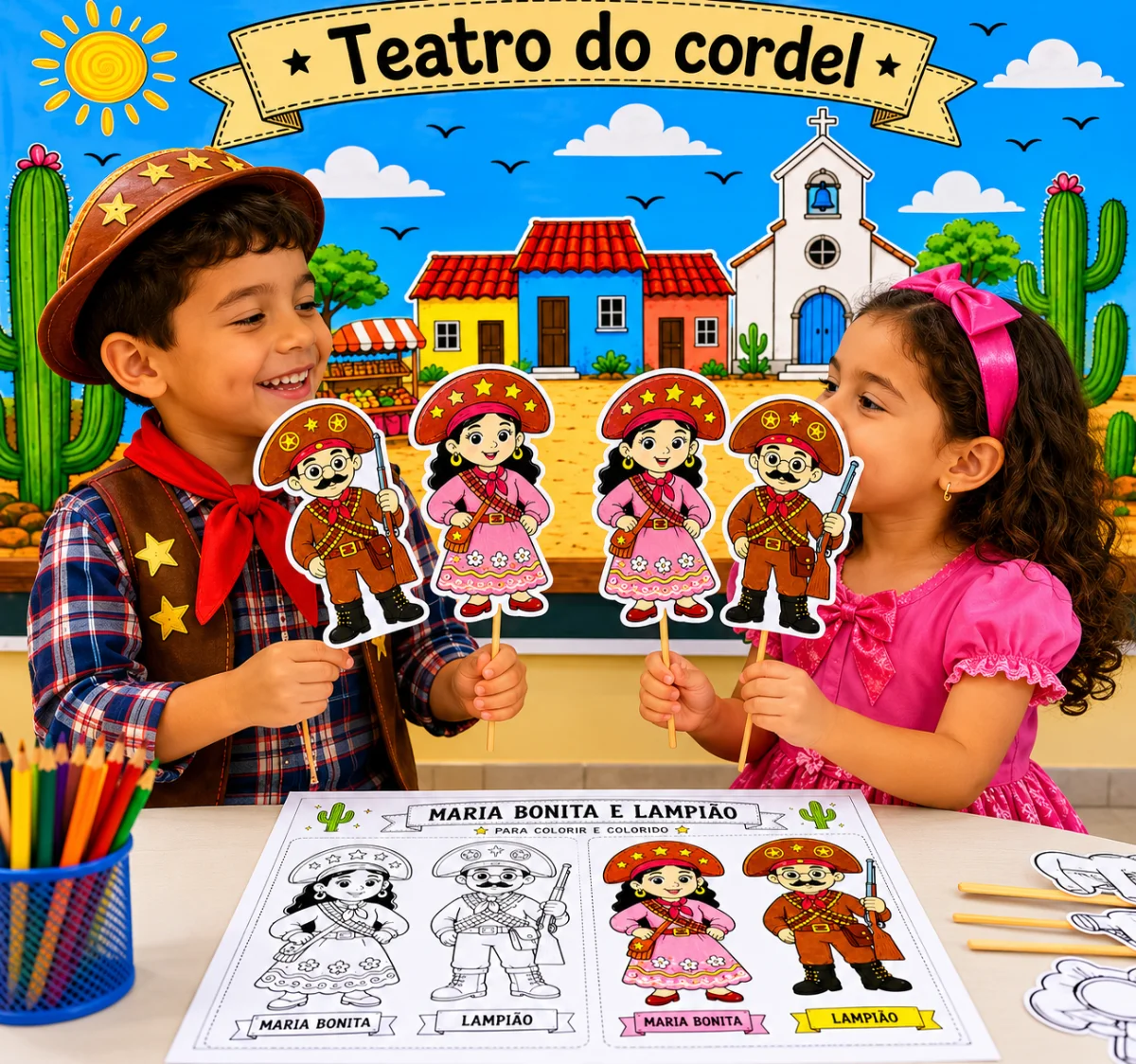 Teatro do Cordel Educação Infantil em PDF — capa do material