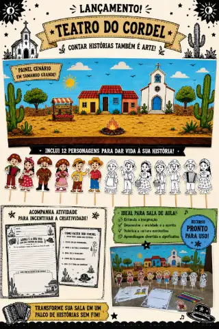 Teatro do cordel — capa do material