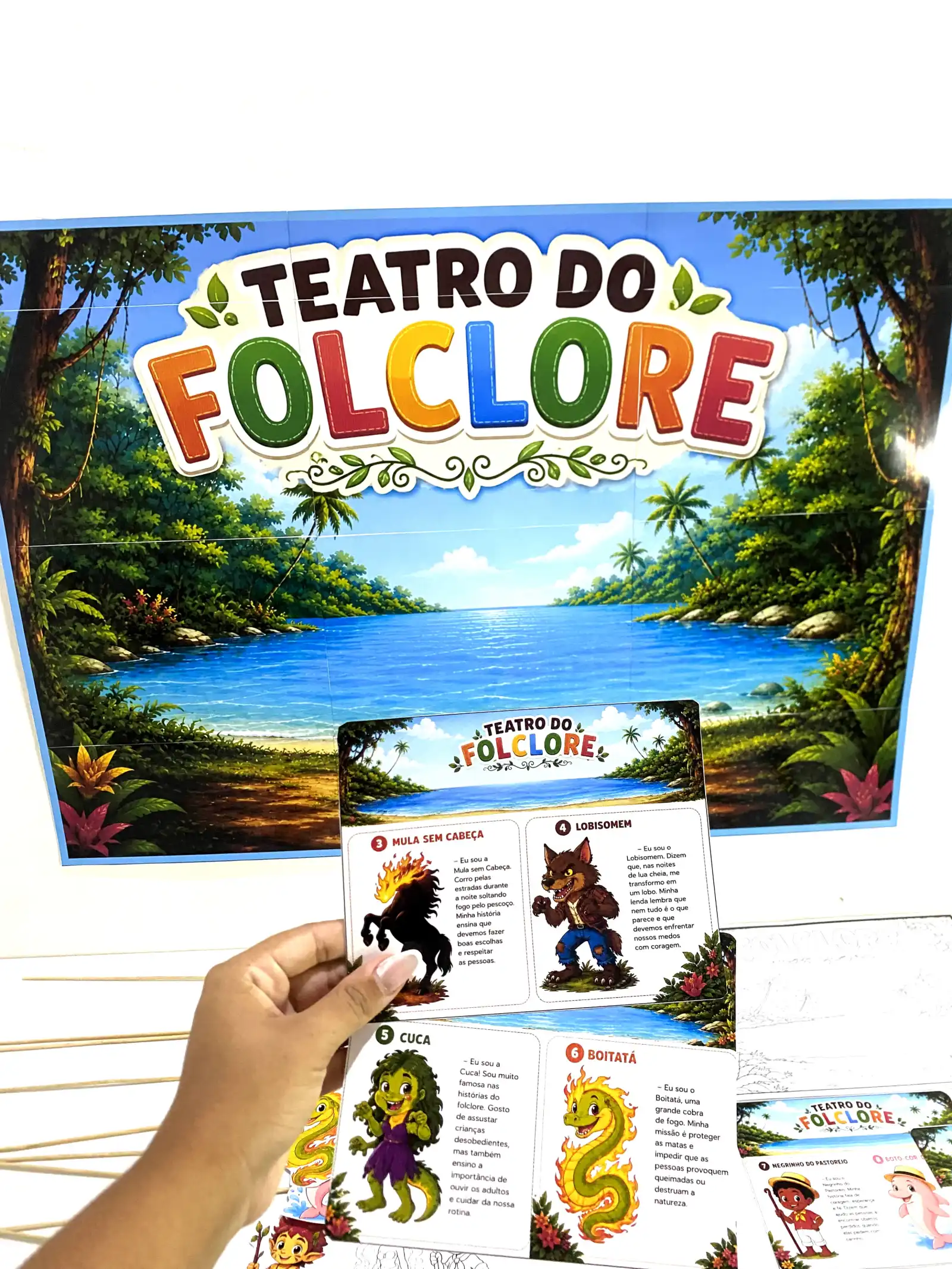 Teatro do Folclore - Recurso Lúdico e Interativo — capa do material
