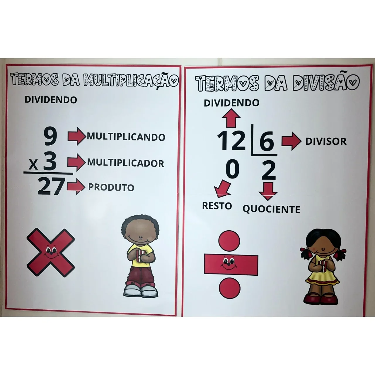 Termos da Multiplicação e Divisão – Cartazes Matemáticos — capa do material