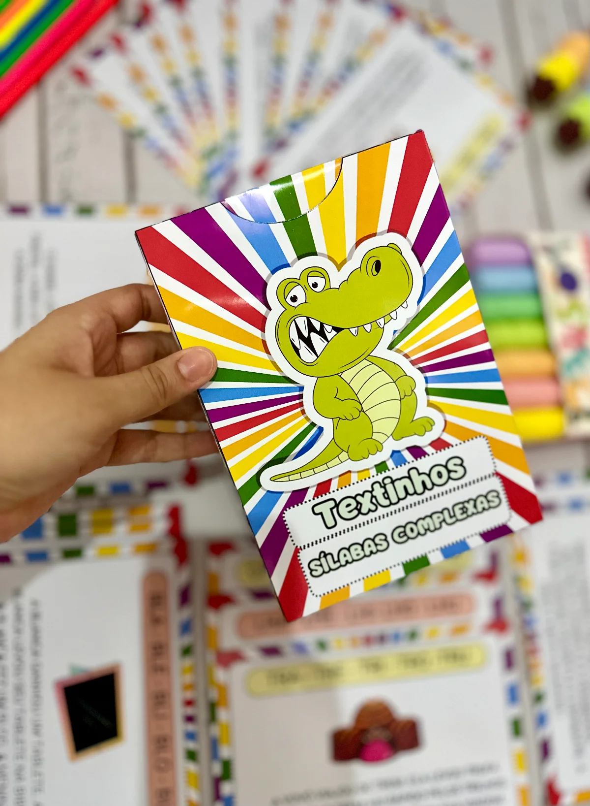 Textinhos: Sílabas complexas (26 Textos para Alfabetização) — amostra 1: 26 textos curtos focados em sílabas complexas