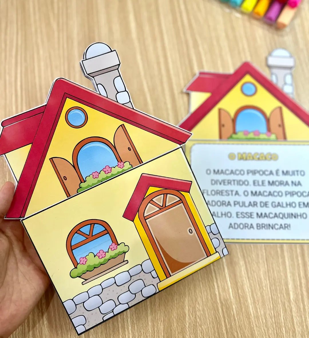 Textos curtos para alfabetização: Casinha da Leitura em PDF — capa do material