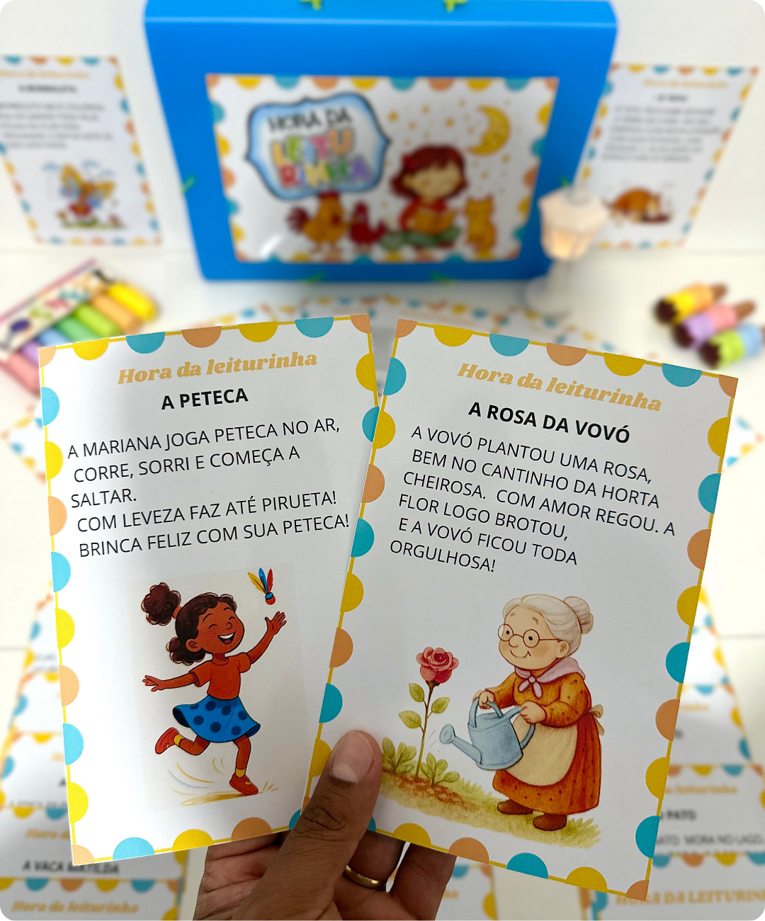 Textos de leitura para imprimir na alfabetização — amostra 3: Conteúdo e formato do arquivo
