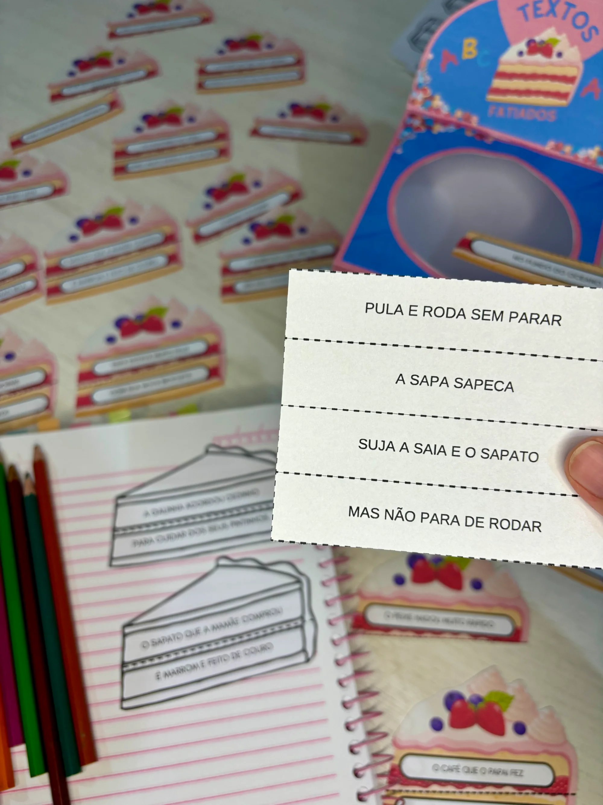 Textos Fatiados — Atividade Lúdica de Alfabetização e Leitura — amostra 1: Textos Fatiados é um recurso pedagógico para… Textos Fatiados — Atividade Lúdica de Alfabetização e Leitura — amostra 1: Textos Fatiados é um recurso pedagógico para…