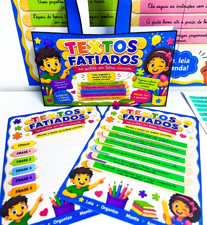 Textos Fatiados em Letra Cursiva para Montar nos Palitos — amostra 4: Para quem é indicado