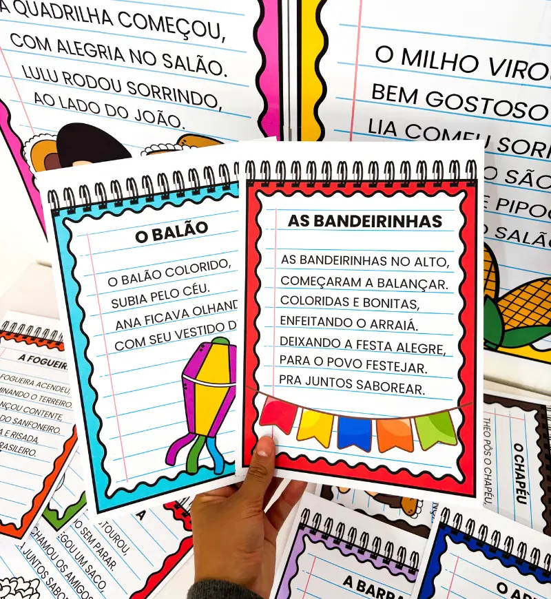 Textos Juninos para Alfabetização: Cartazes de Leitura — amostra 4: Para quem é indicado