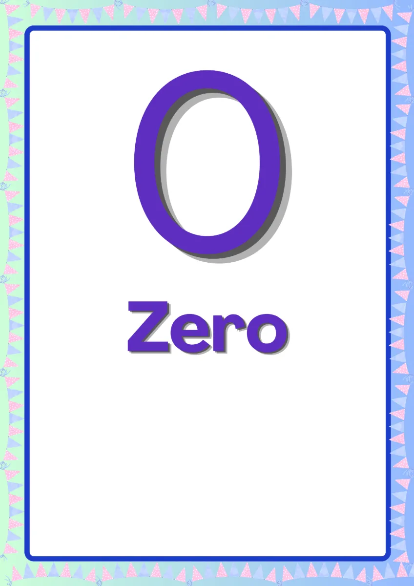 The Numbers 0-10 Números em Inglês Flashcards Ensino Infantil — amostra 2: Flashcards divertidos dos números de 0 a 10,…