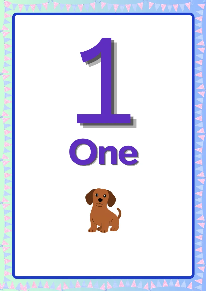 The Numbers 0-10 Números em Inglês Flashcards Ensino Infantil — amostra 3: Flashcards divertidos dos números de 0 a 10,…