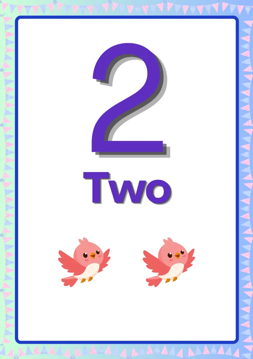 The Numbers 0-10 Números em Inglês Flashcards Ensino Infantil — amostra 4: Flashcards divertidos dos números de 0 a 10,…