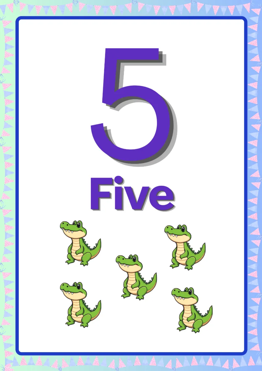 The Numbers 0-10 Números em Inglês Flashcards Ensino Infantil — amostra 7: Flashcards divertidos dos números de 0 a 10,…