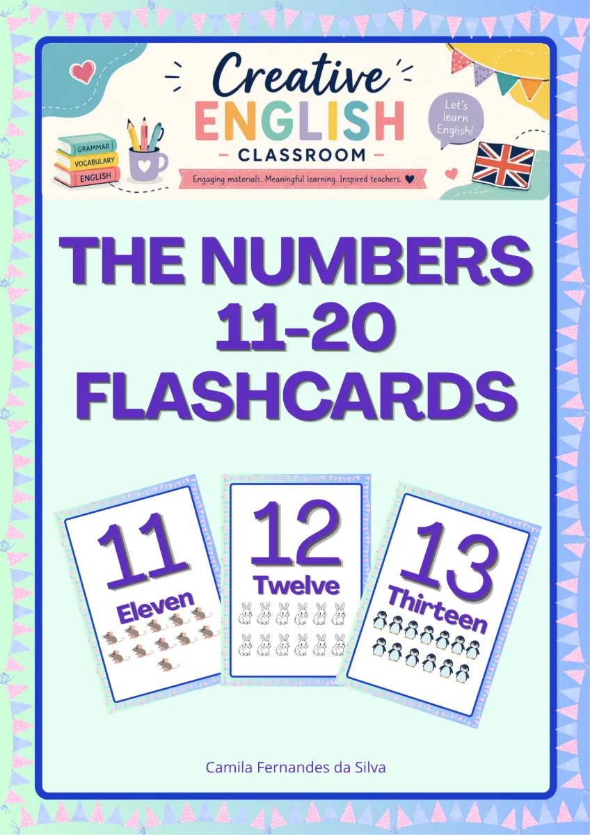 The Numbers 11-20 Números em Inglês Jogos Ensino Infantil — amostra 1: Ajude seus alunos a desenvolver confiança com os…